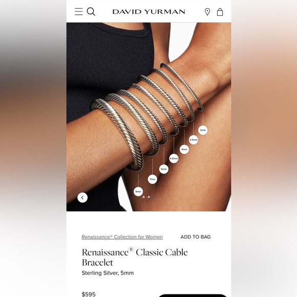 David Yurman Jewelry - David Yurman renaissance bracelet